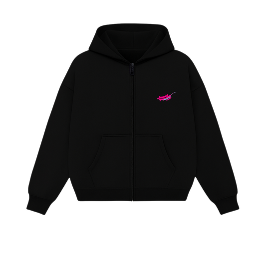 1 Of This & None Of Men - Black Zipper Hoodie