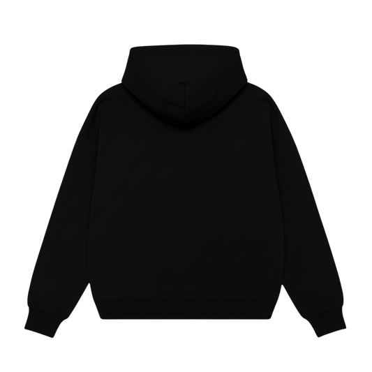 Gangster Kitty - Black Zipper Hoodie