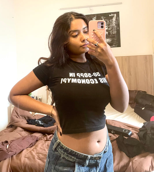 50-50?? IN THIS ECONOMY? - Baby Tee