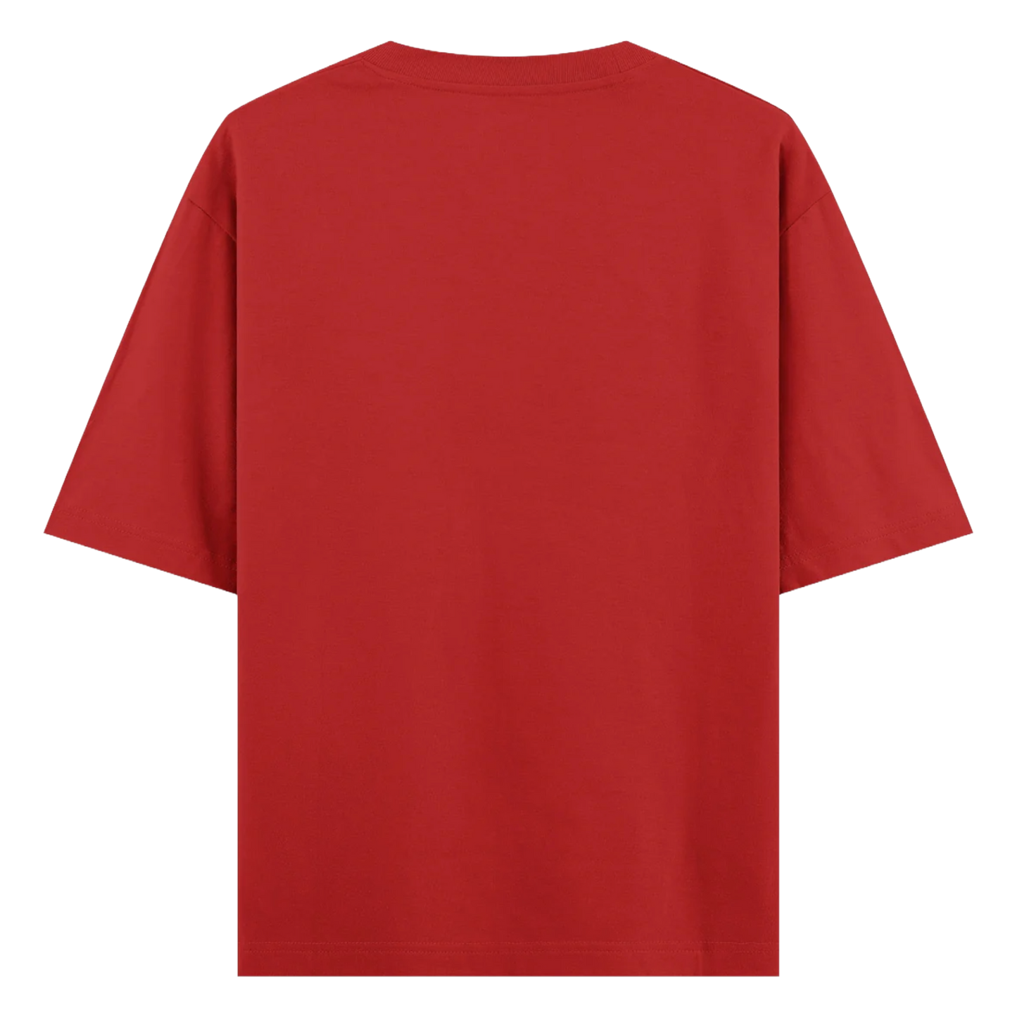 HOT GIRL CLUB - Red Oversized Tee 100% French Terry