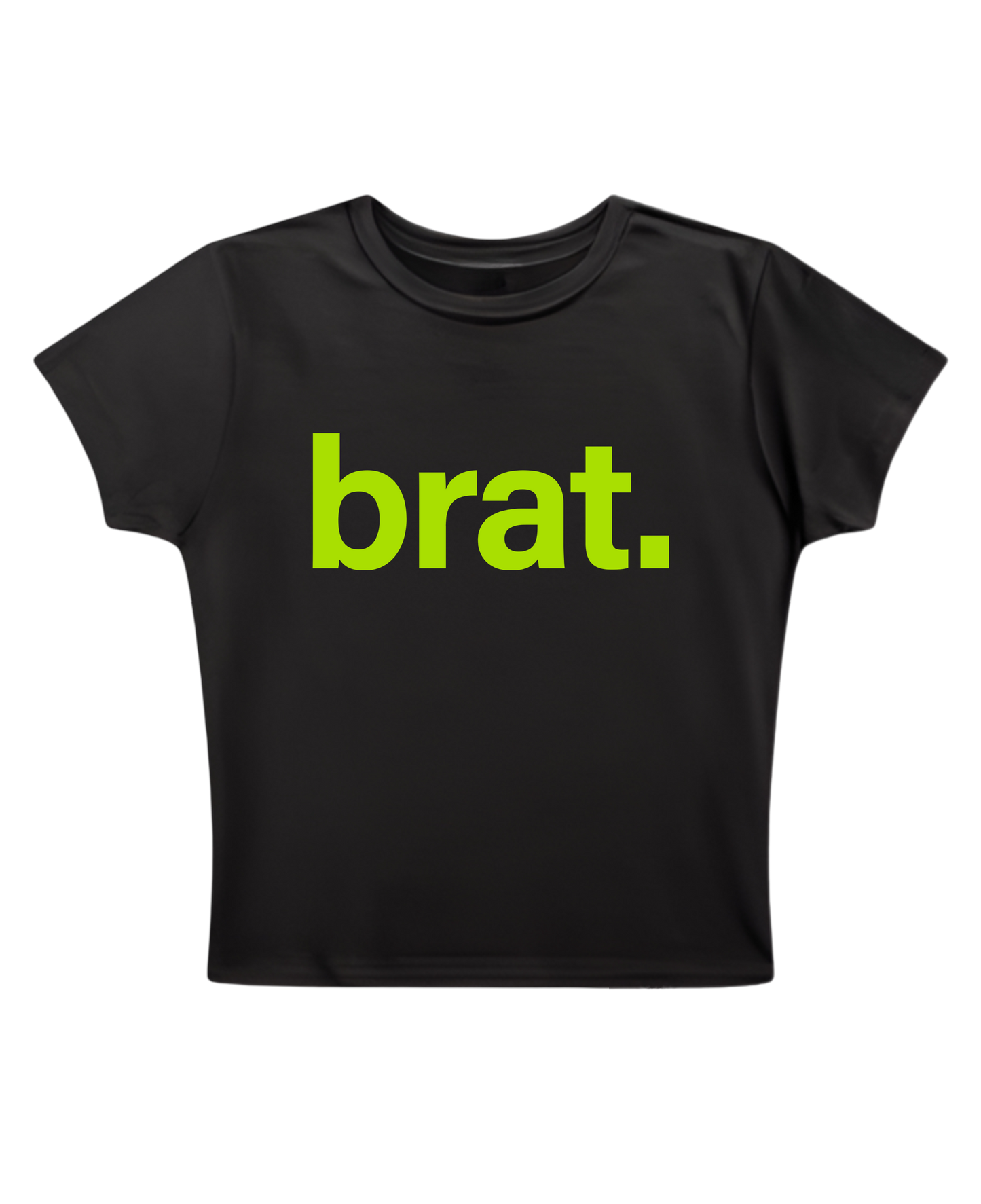 brat. - Black Baby Tee