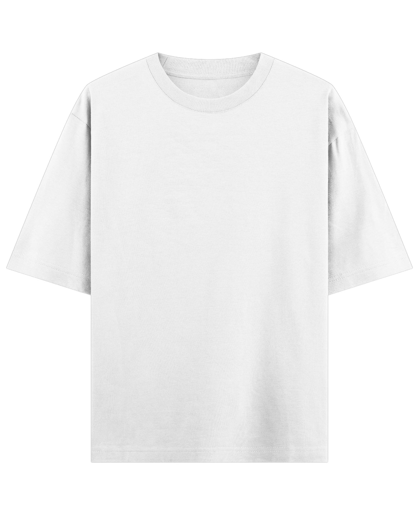 White Oversized T-shirt Front Design