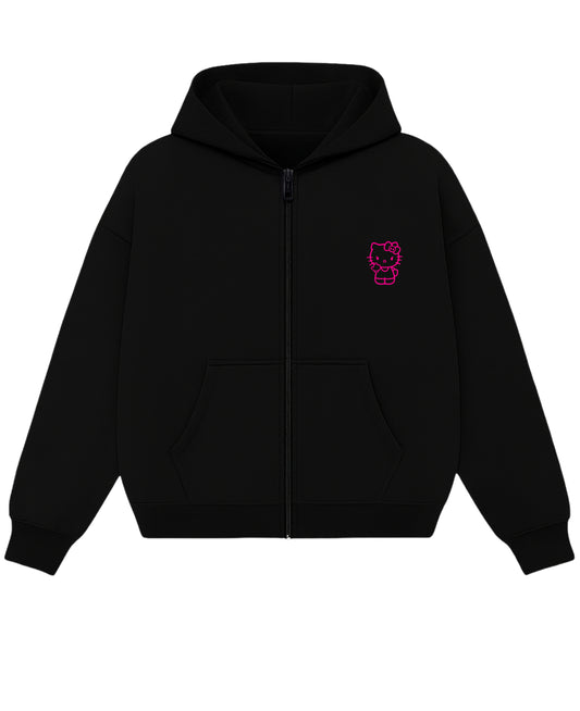 Zipper Hoodie Front Design