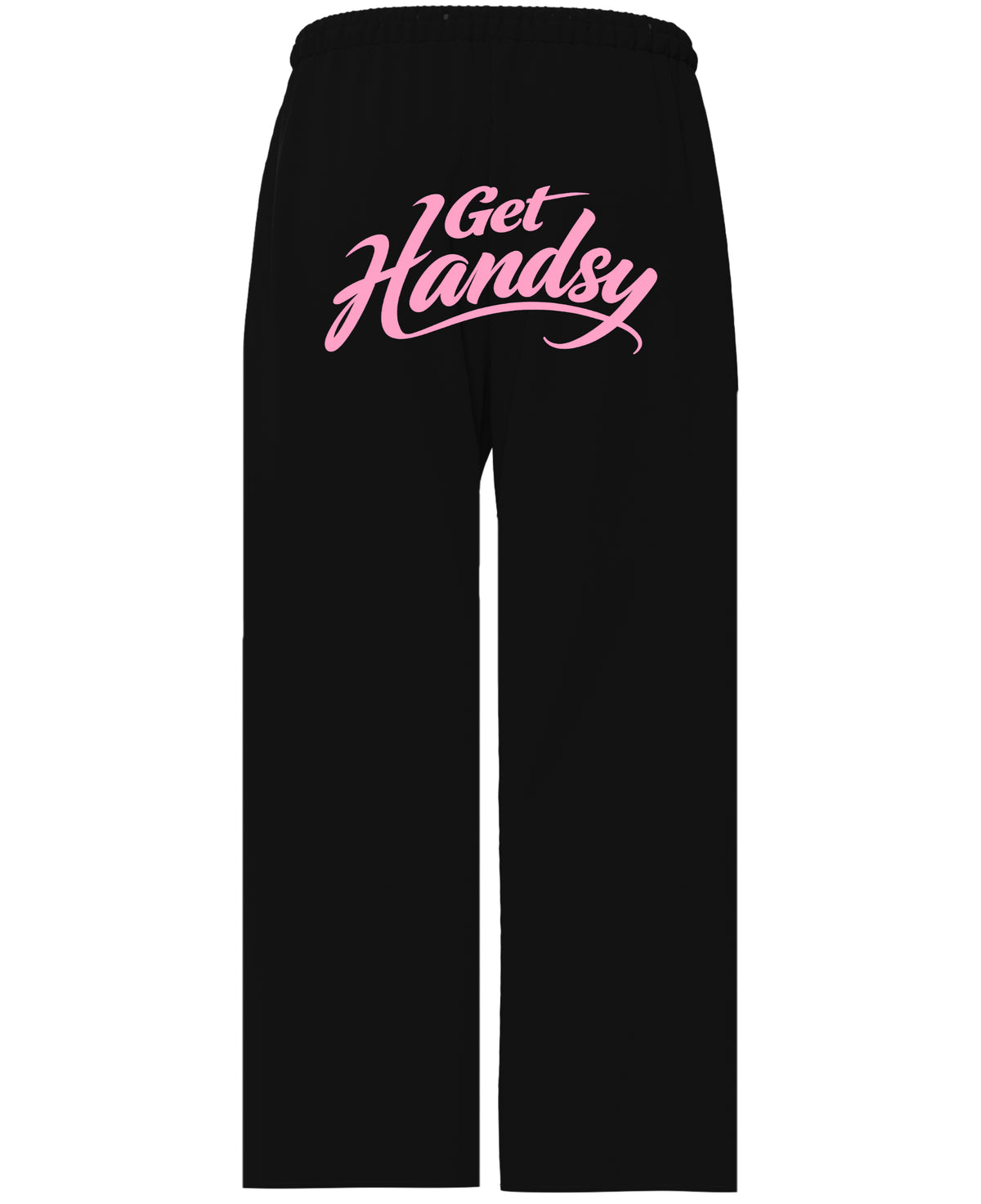 Black Baggy Fit Sweatpants Back Design