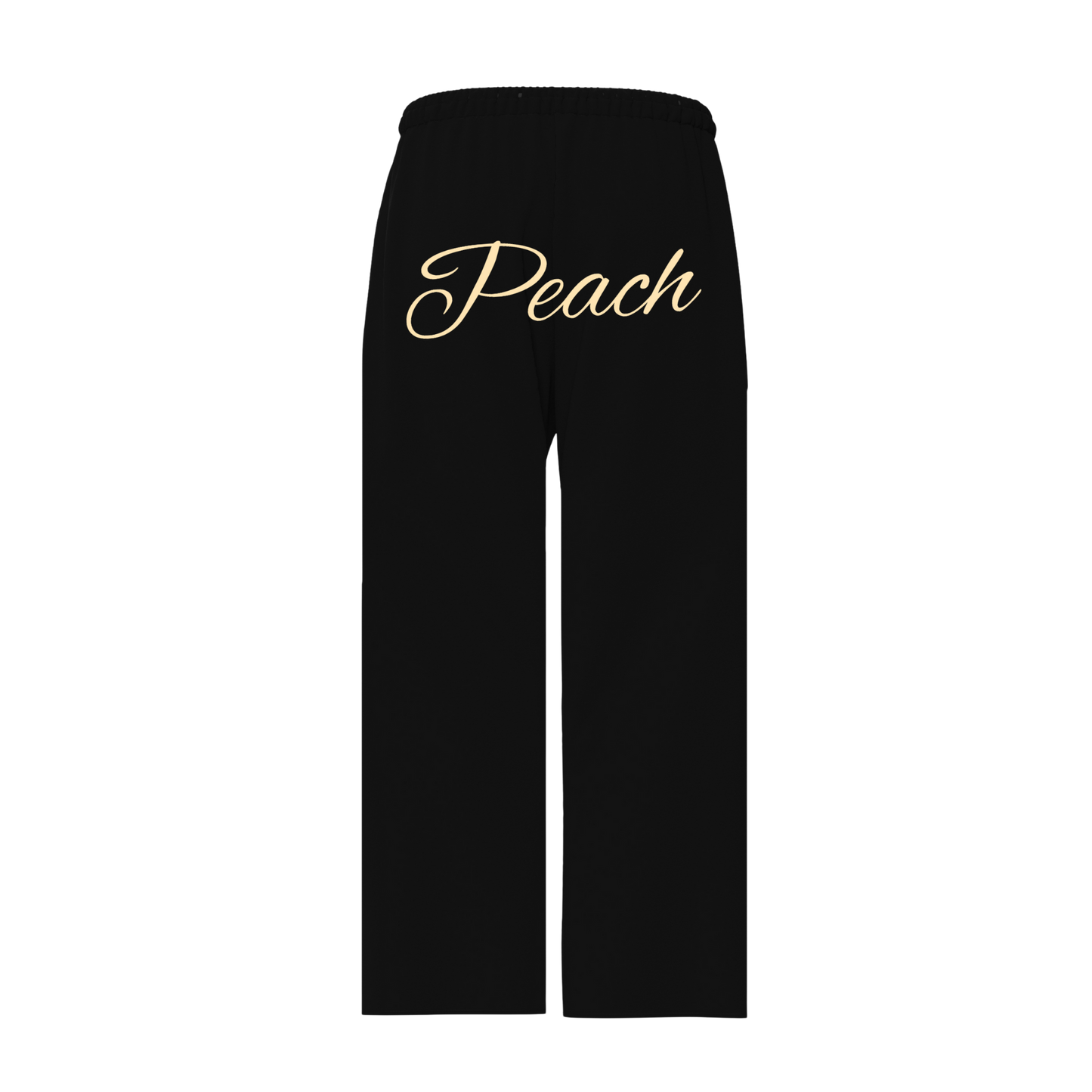 Peach - Black Sweatpants