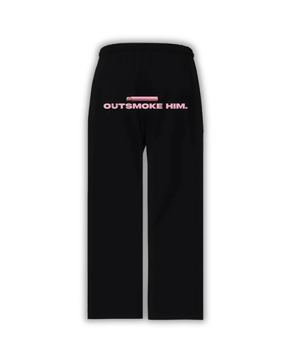 Outsmoke Him - Black Sweatpants