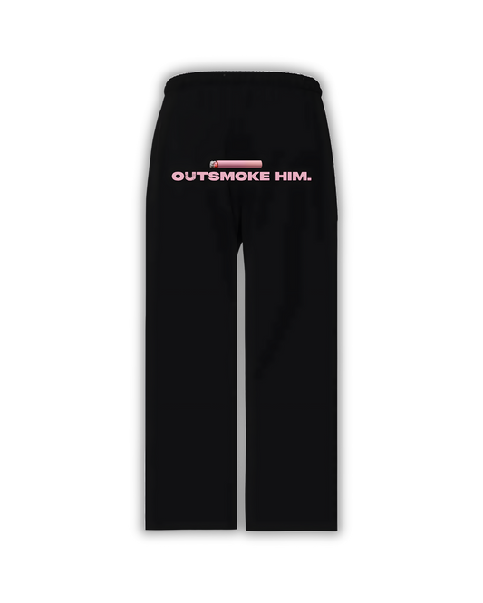Outsmoke Him - Black Sweatpants