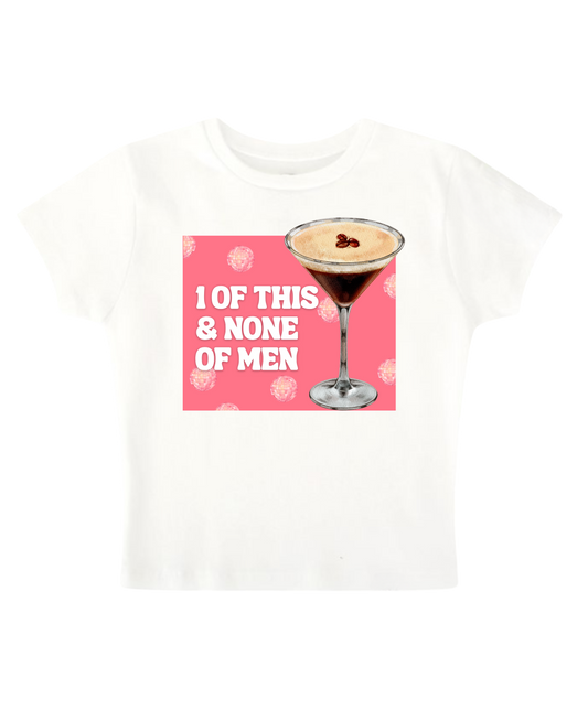NONE OF MEN BABY TEE (WHITE)