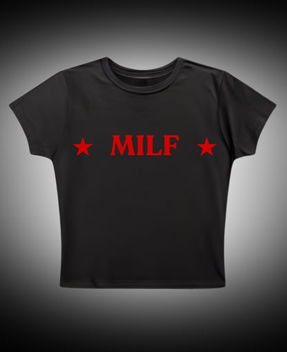 MILF - Black Baby Tee