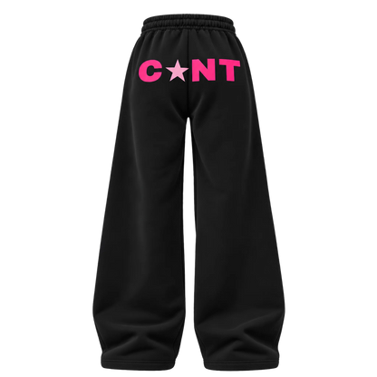 C*NT BLACK PANTS