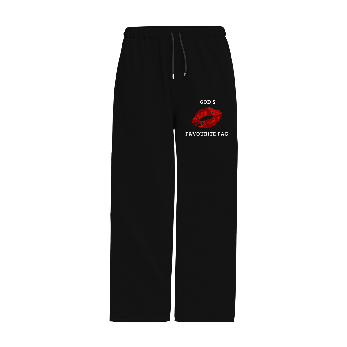 GOD'S FAVOURITE FAG - Black Sweatpants