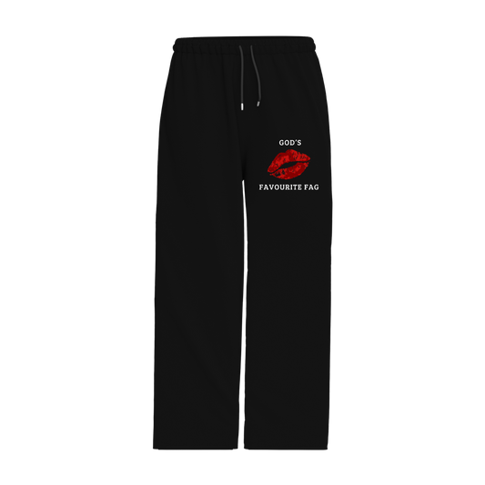 GOD'S FAVOURITE FAG - Black Sweatpants