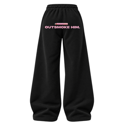 OUTSMOKE HIM PANTS (BLACK) [SALE]