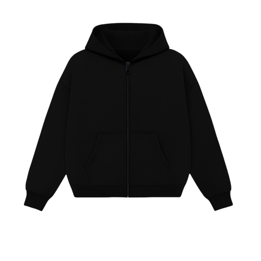 BPD ZIPPER HOODIE (BLACK)