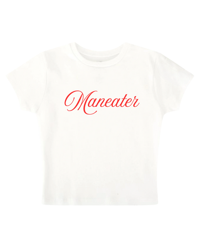 Maneater Baby Tee (White)