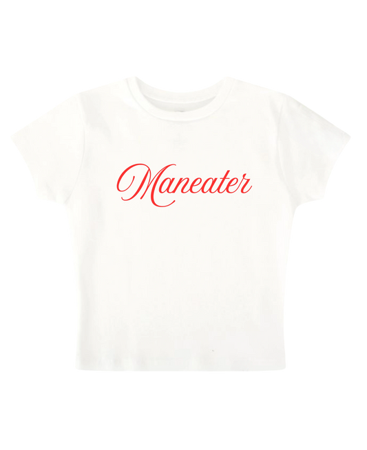 Maneater Baby Tee (White)