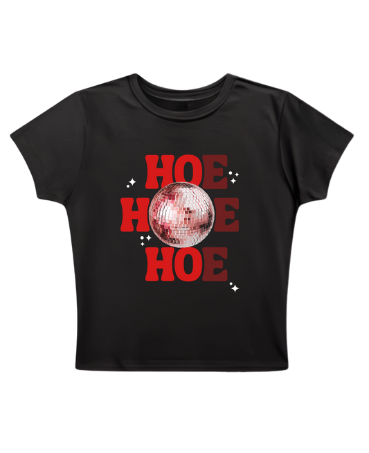 HO HO Ho - Black Baby Tee