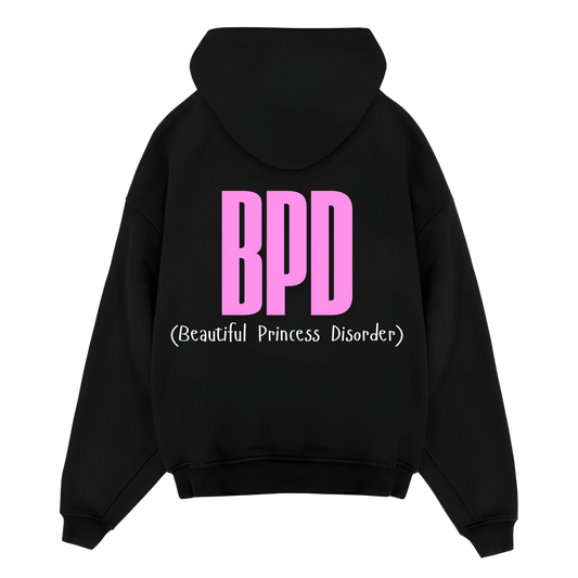 BPD ZIPPER HOODIE (BLACK)