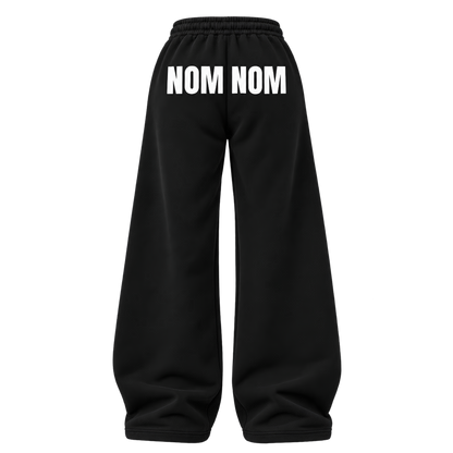 NOM NOM Sweatpants (Black)