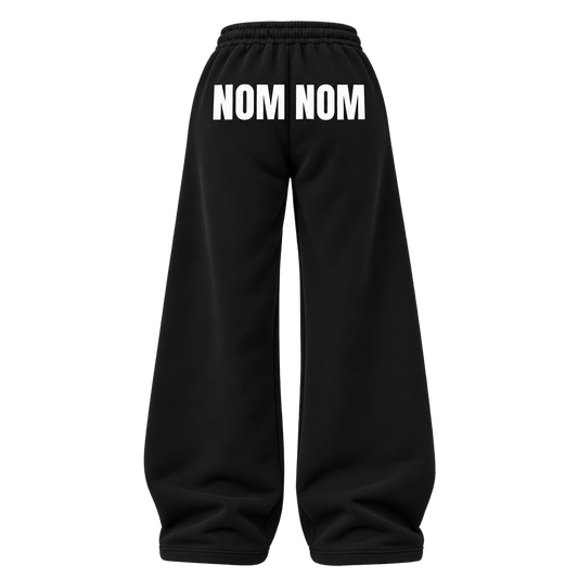 NOM NOM Sweatpants (Black)