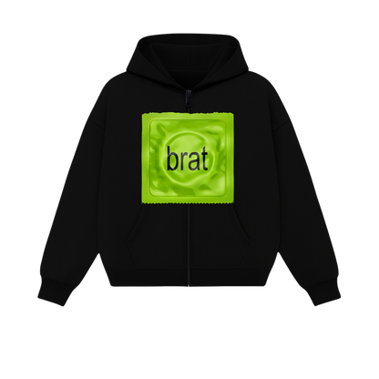 BRAT C*NDOM HOODIE (BLACK)