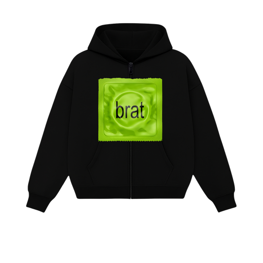 BRAT C*NDOM HOODIE (BLACK)