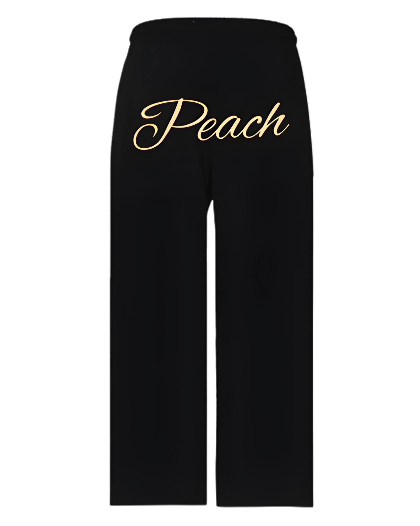 Peach - Black Sweatpants