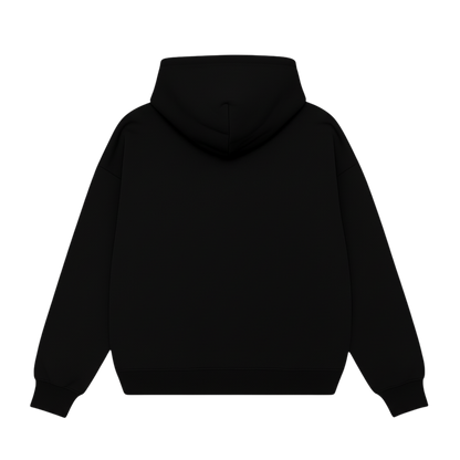 Gangster Kitty - Black Zipper Hoodie