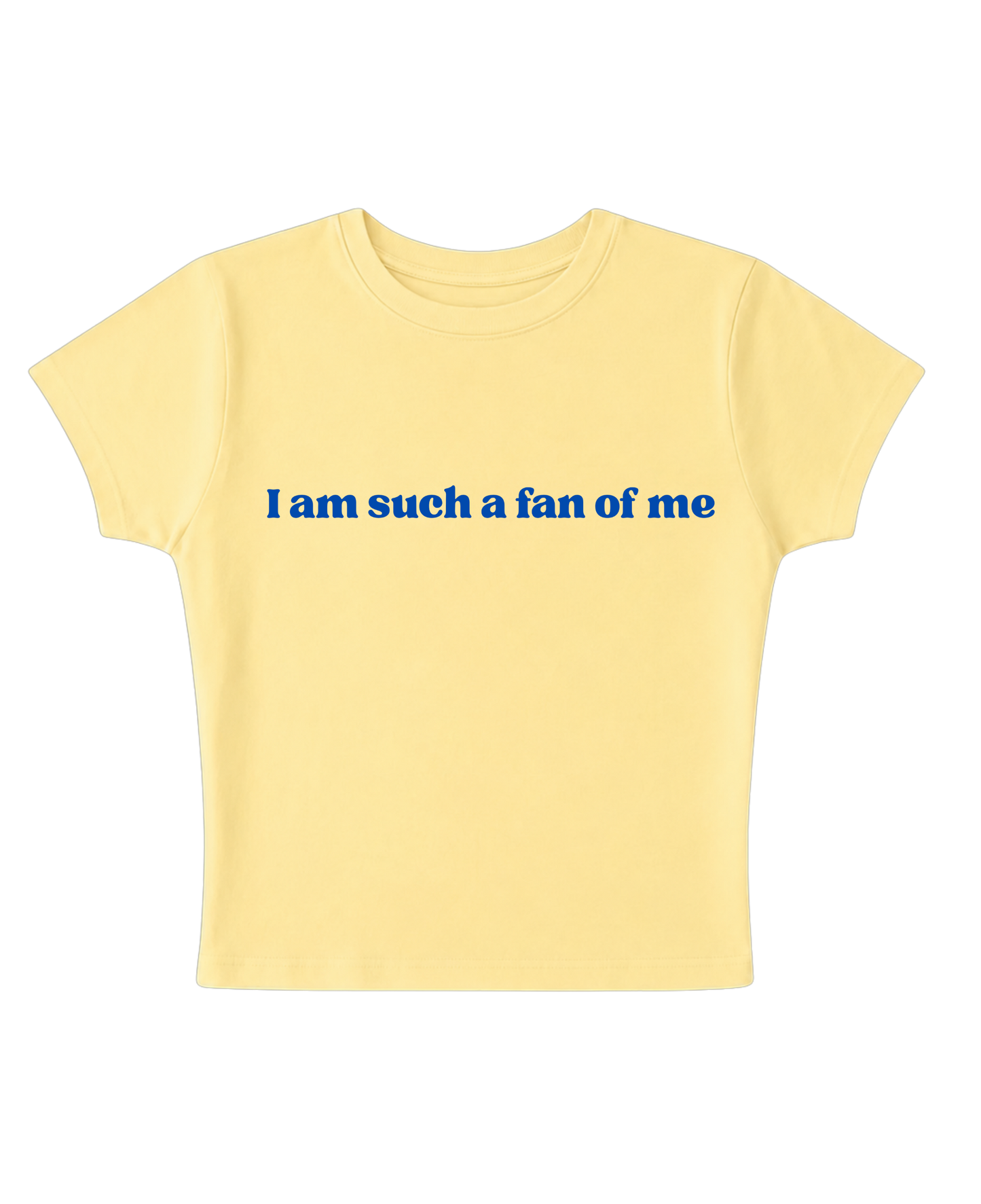 Fan Of Me Baby Tee (Yellow)