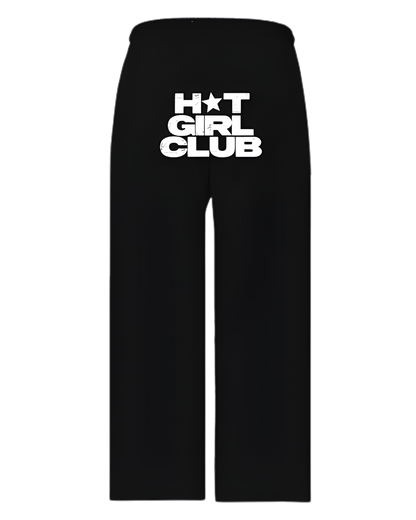 HOT GIRL CLUB - Black Sweatpants