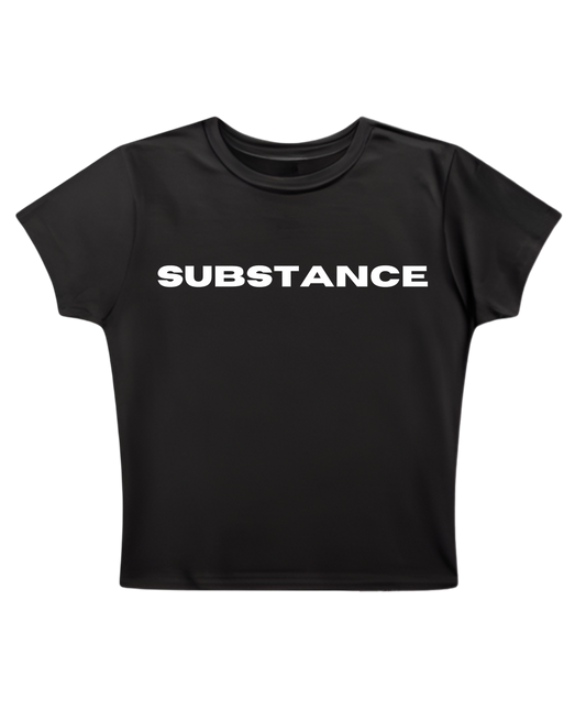 SUBSTANCE BABY TEE (BLACK)
