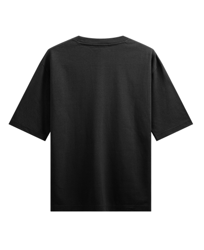 SEX, MONEY, AND FEELINGS DIE. BUT, MY BONER FOR YOU WILL NEVER OVERSIZED TEE (BLACK)