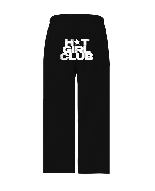 HOT GIRL CLUB PANTS (BLACK)