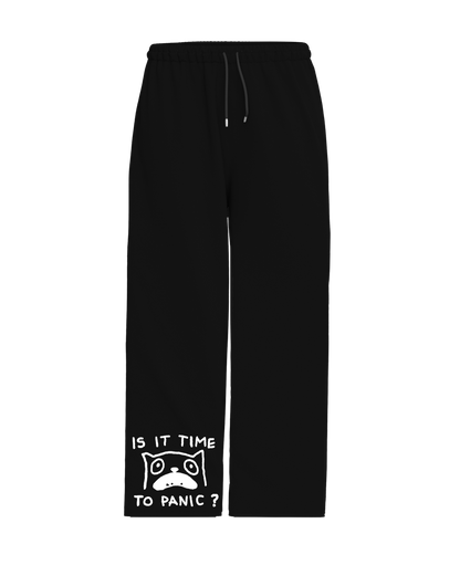 IS IT TIME TO PANIC? PANTS (BLACK)