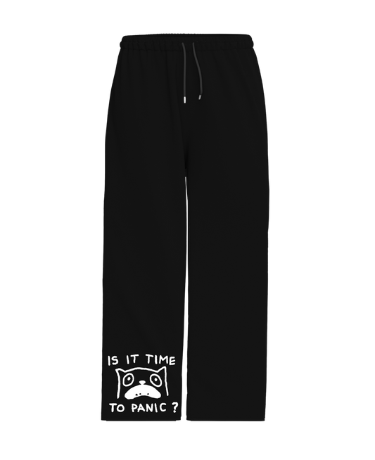 IS IT TIME TO PANIC? PANTS (BLACK)