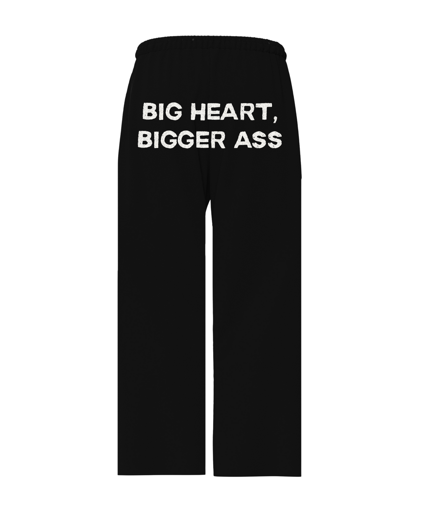 BIG HEART, BIGGER ASS PANTS (BLACK)