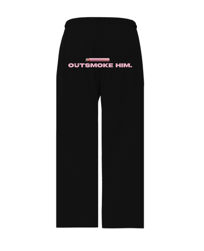 OUTSMOKE HIM PANTS (BLACK)