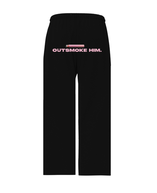 OUTSMOKE HIM PANTS (BLACK)