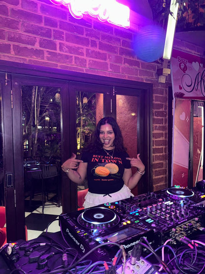 Best Melons In Town - Black Baby Tee