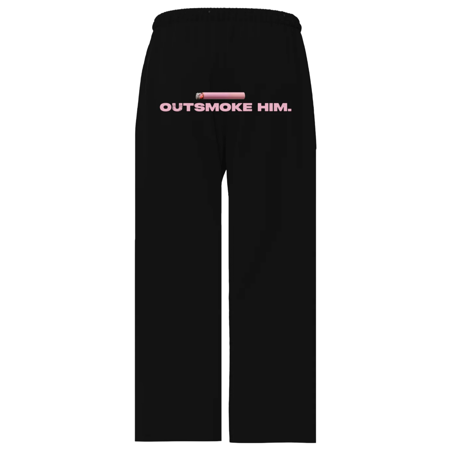 Outsmoke Him - Black Sweatpants