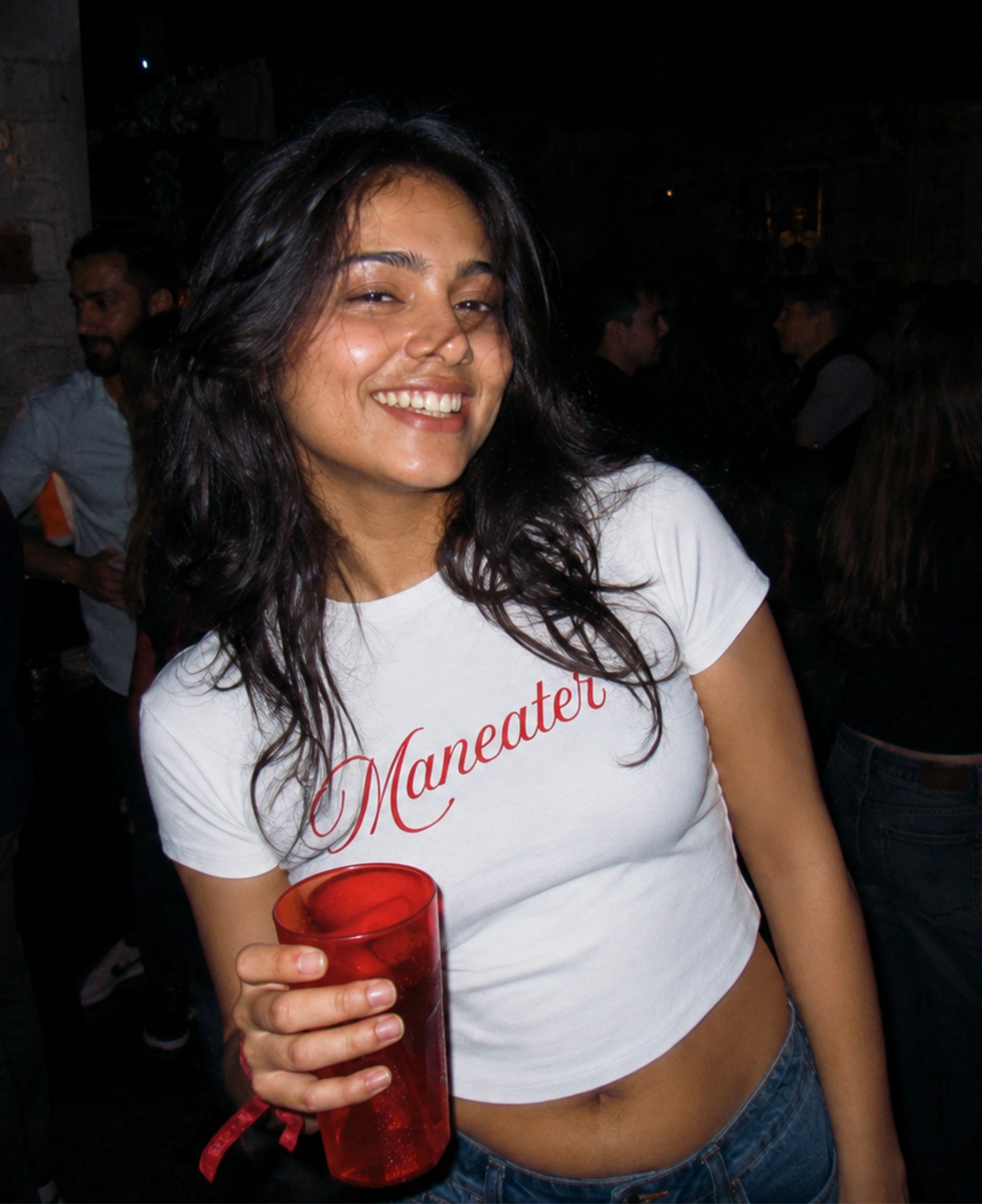 Maneater Baby Tee (White)