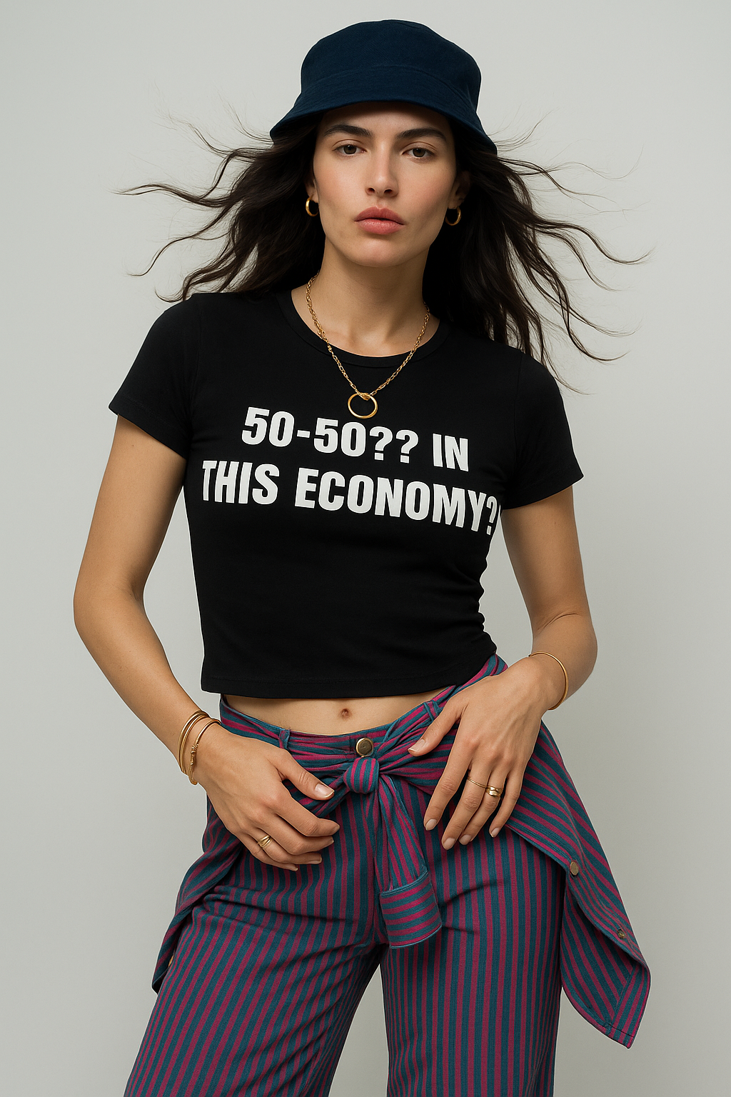 50-50?? IN THIS ECONOMY? - Baby Tee