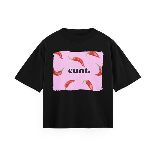 cunt - Black Oversized Tee