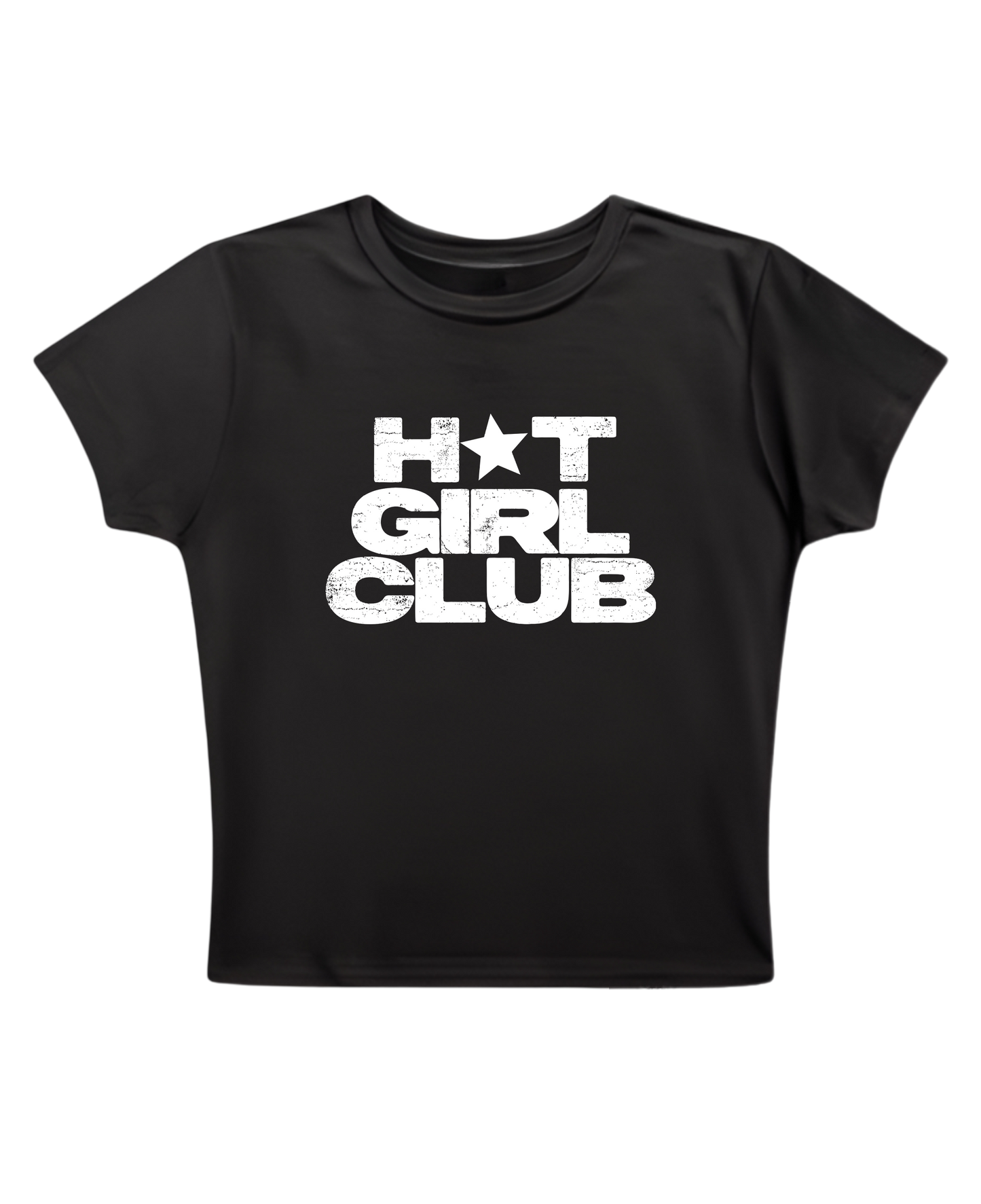 HOT GIRL CLUB - Black Baby Tee