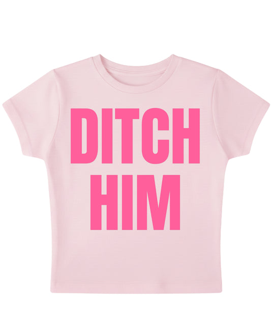 Baby Pink Baby Tee Front Design