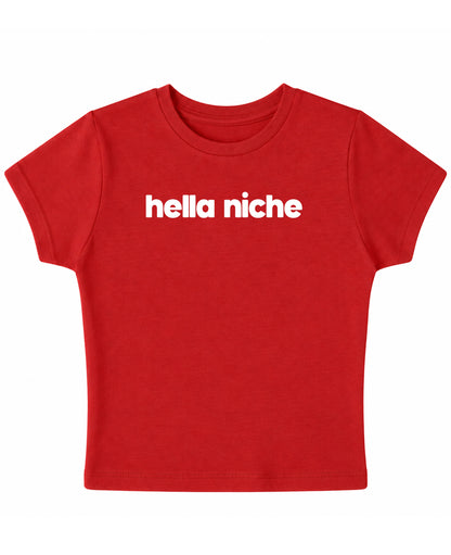 Red Baby Tee Front Design