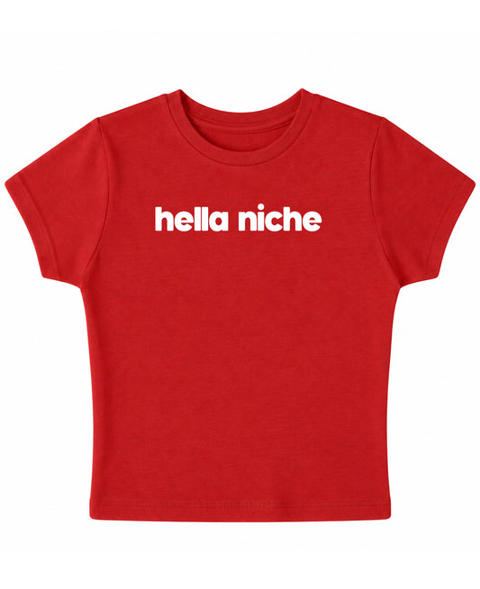 Red Baby Tee Front Design