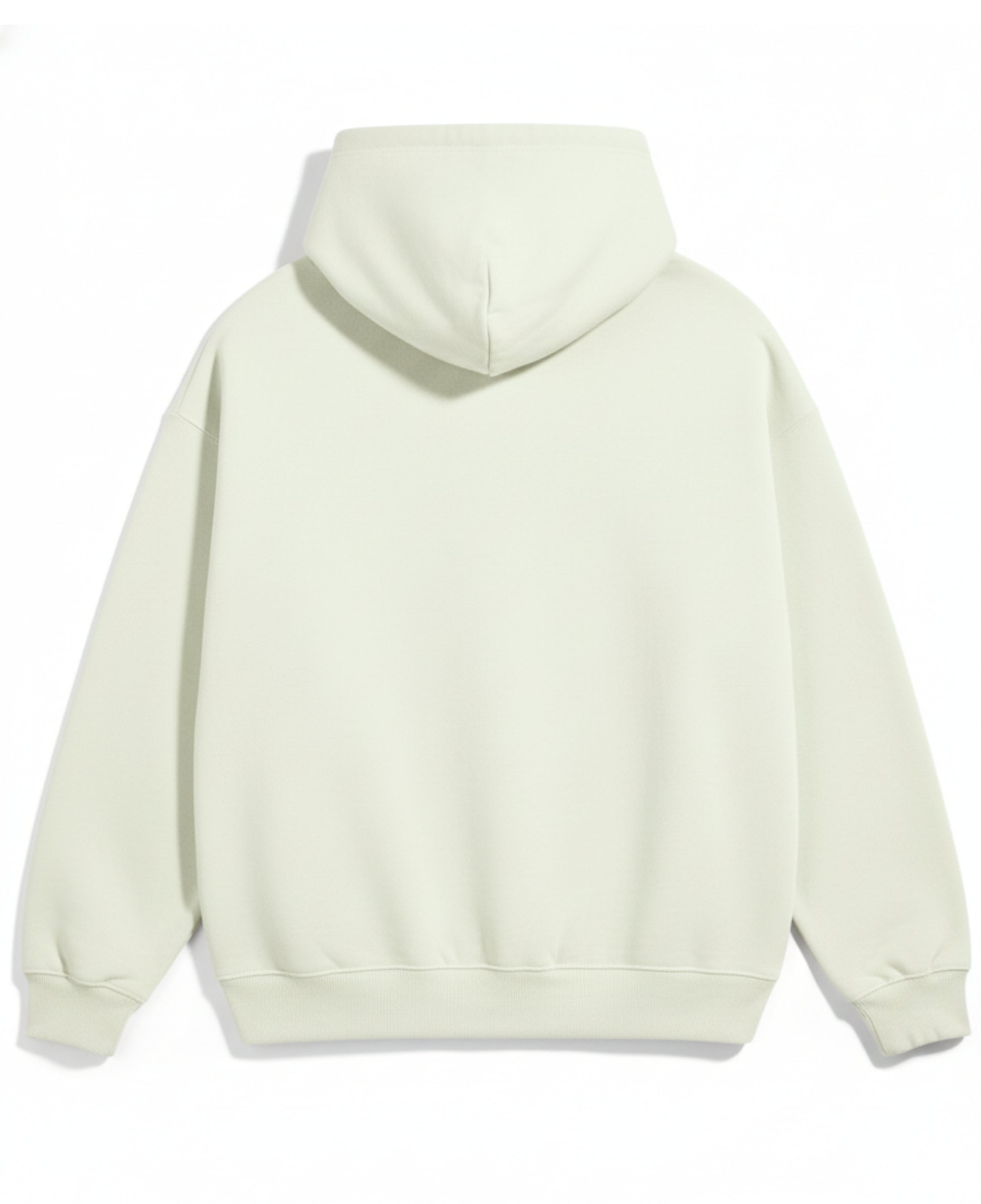Cream Oversized Hoodie Back Design