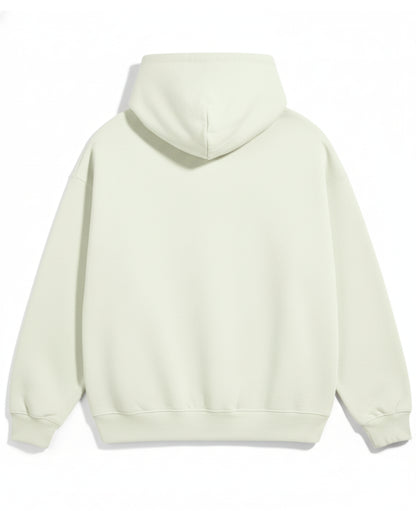 Cream Oversized Hoodie Back Design