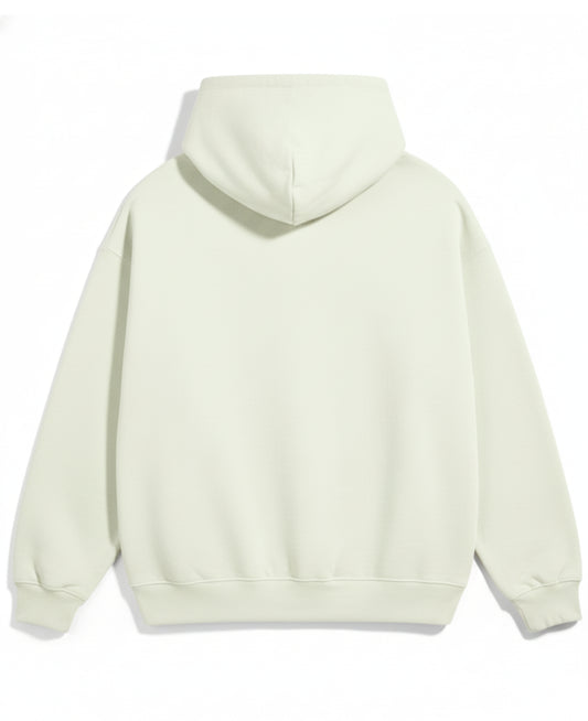 Cream Oversized Hoodie Back Design
